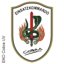 Aufkleber | Logo Eko Cobra UV weisser Hintergrund Schlange grün